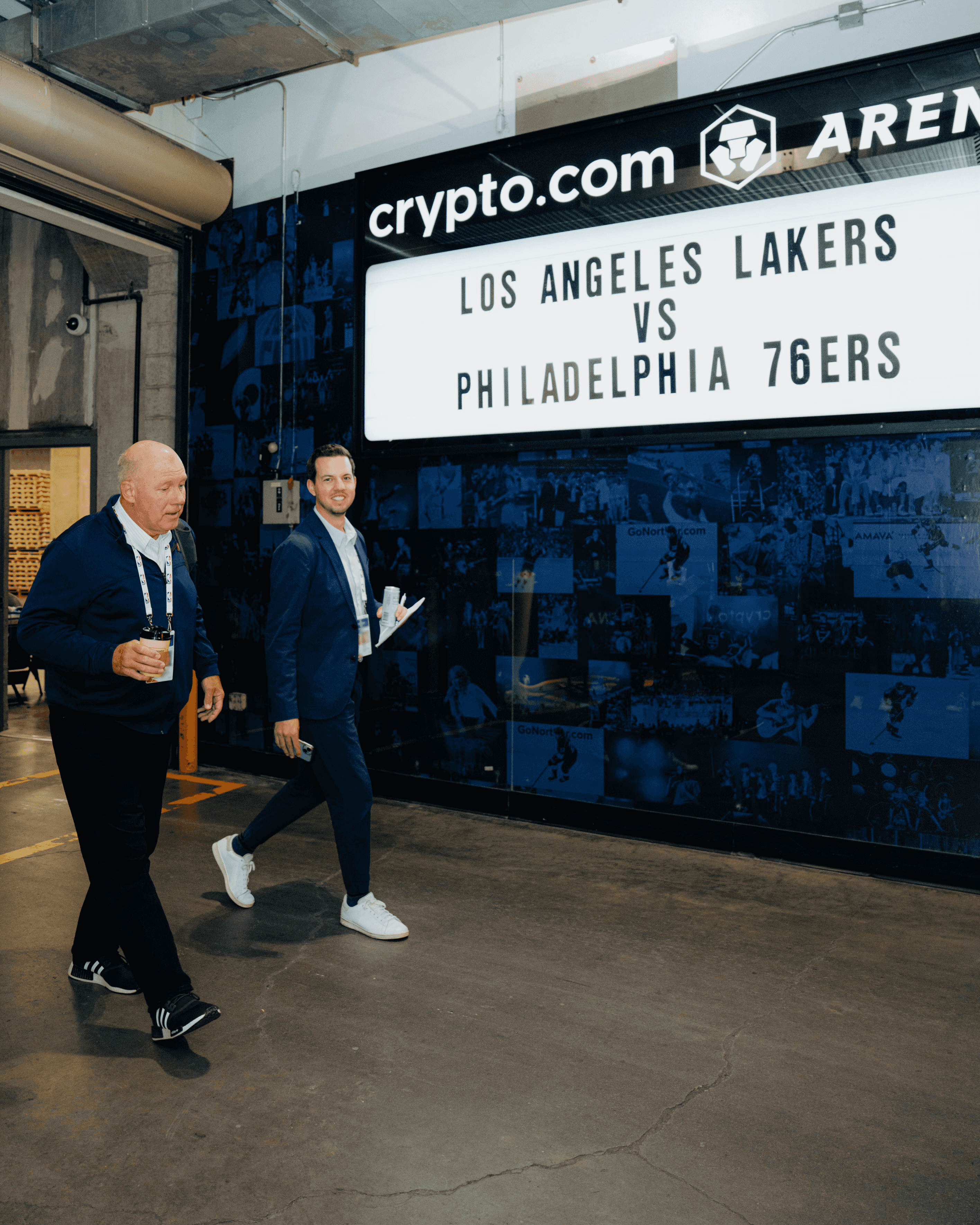 Matt with Joel Embiid