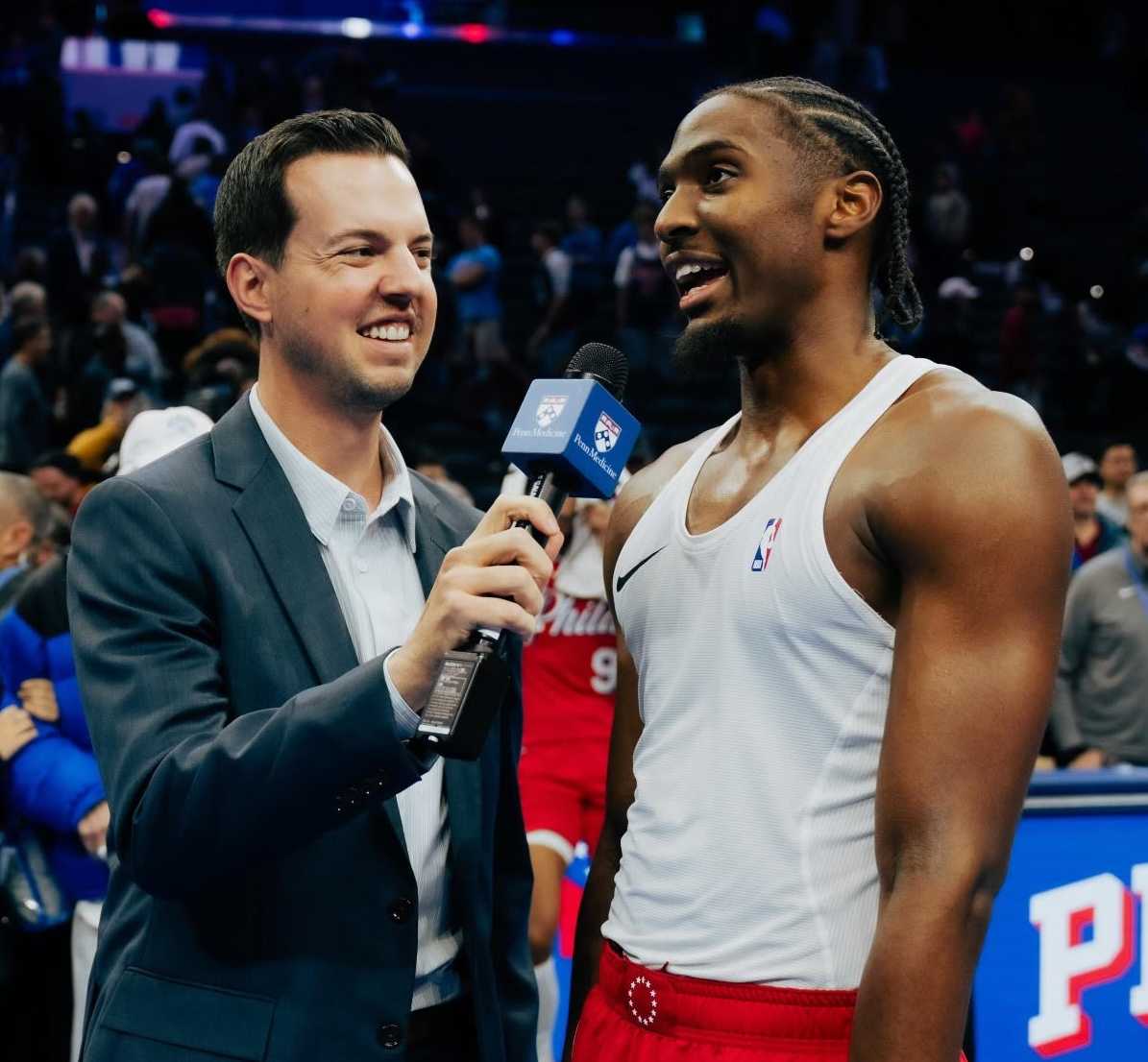 Matt with Nick Nurse